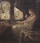 Alma-Tadema, Sir Lawrence, Fredegonda and Galswintha AD 566 (mk23)